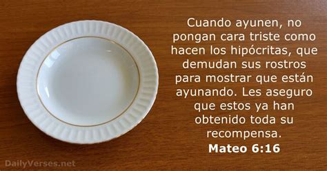 Mateo 6:16.